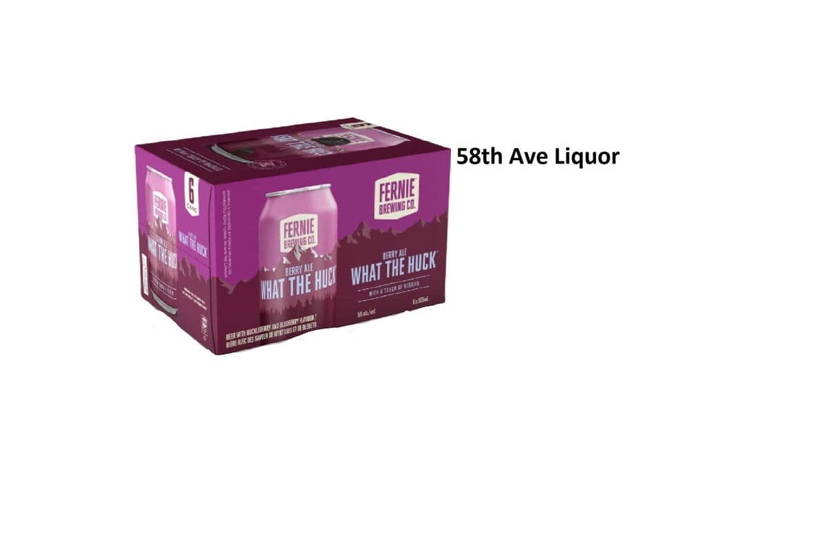 FERNIE BREW WHAT THE HUCK HUCKLEBERRY 6 CANS (1 x 6x355ML)