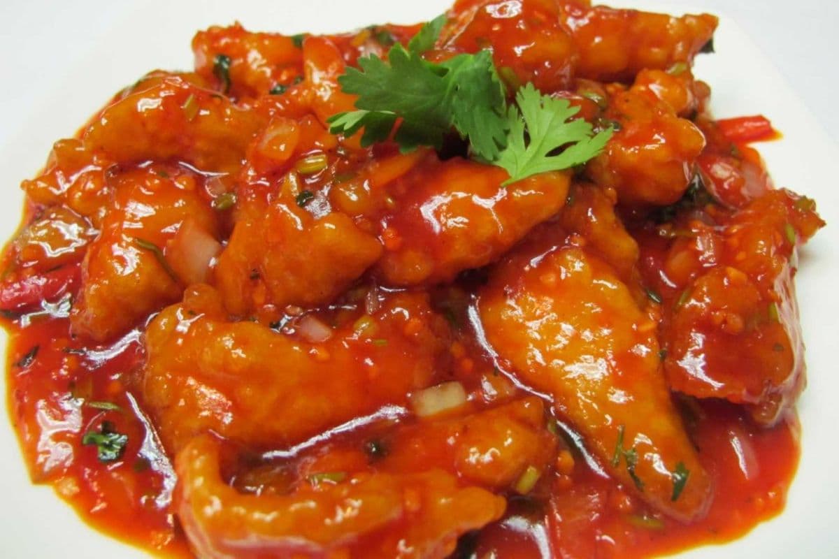 Sweet and Sour Manchurian Fish