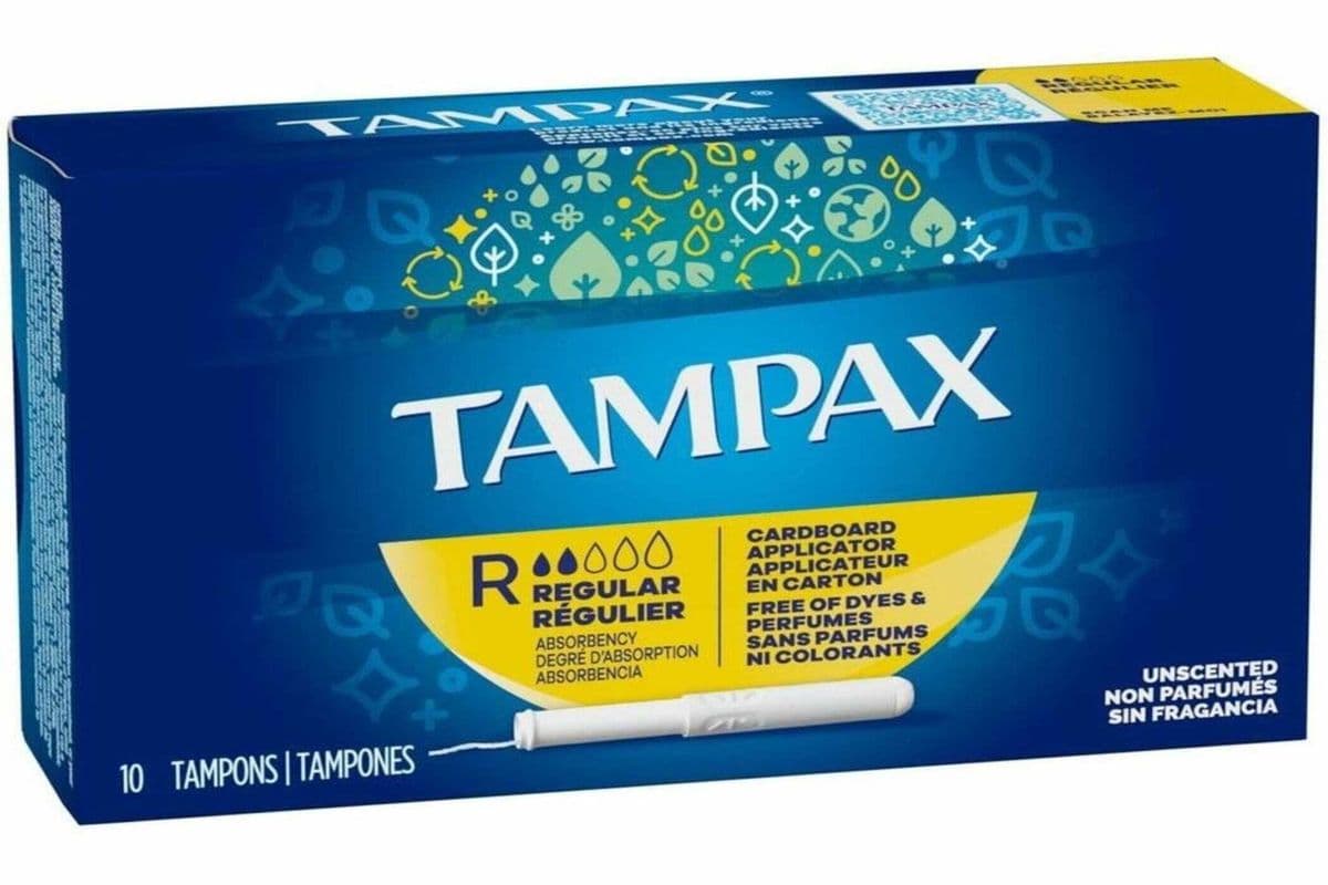 Pearl Tampons Regular Absorbency, 8 Count
