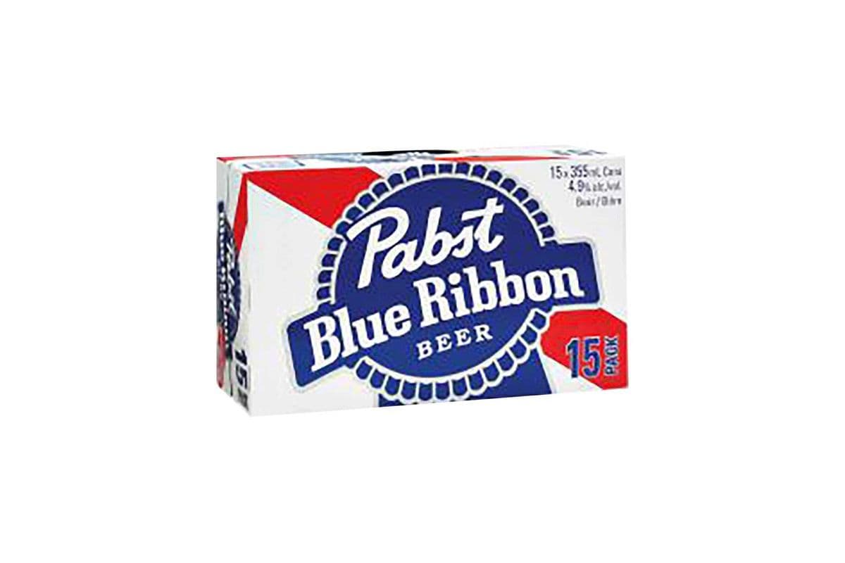 Pabst Blue Ribbon (15 Pack) (15 x 355 ml Cans)