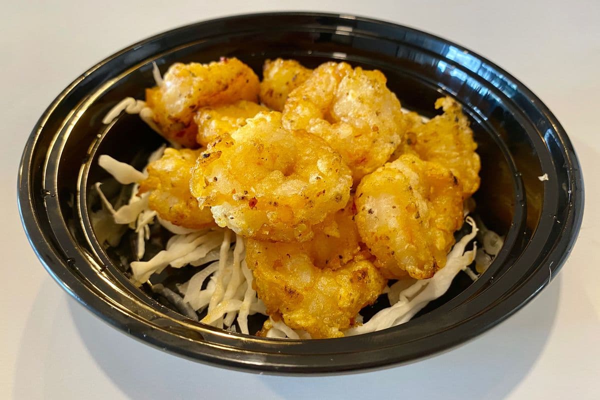 T4. Spicy Deep Fried Tiger Prawns