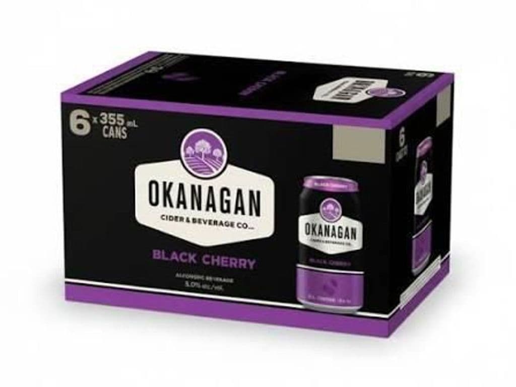 OKANAGAN Cider Black Cherry, 6 x 355ml