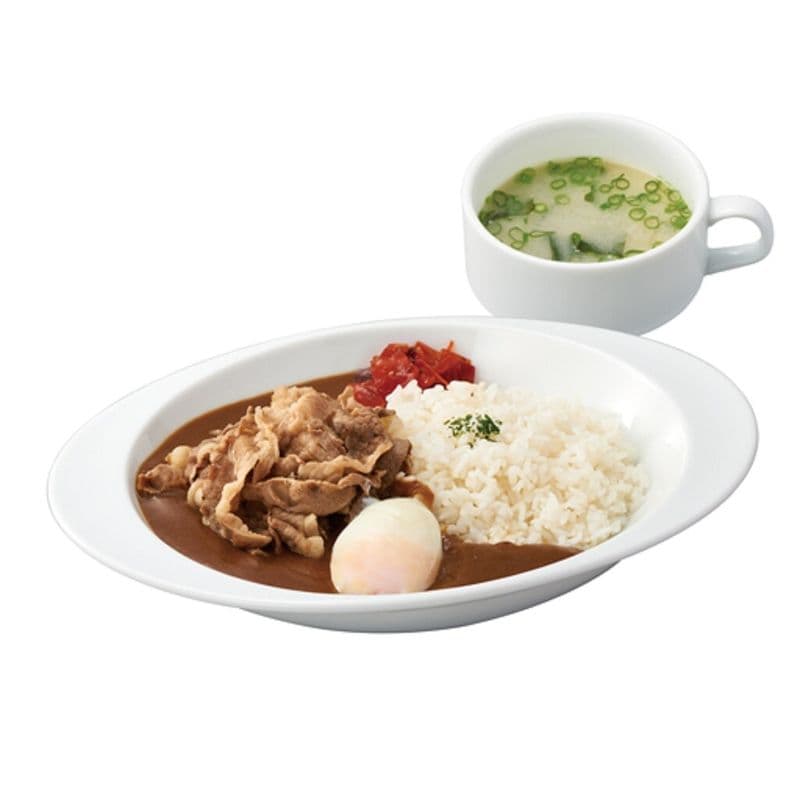Beef Curry with Poached Egg