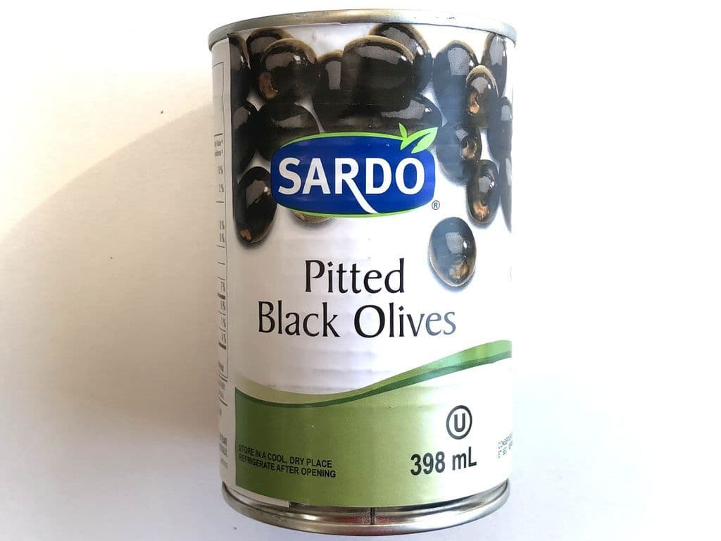 Sardo Pitted Black Olives (398 ml)