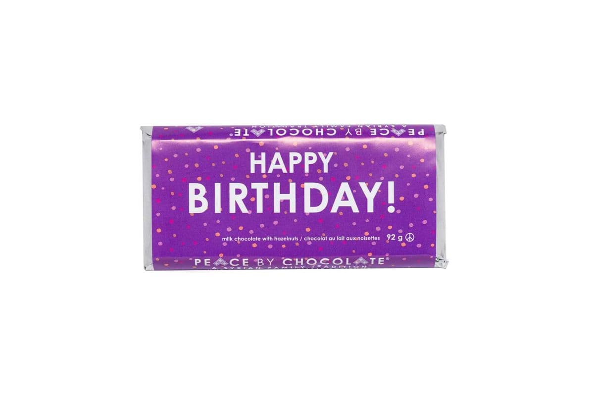 92g Happy Birthday Bar