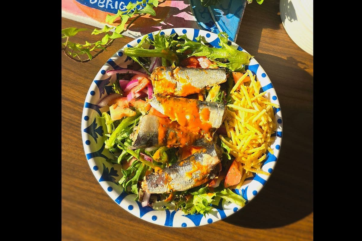 Salada sardinha