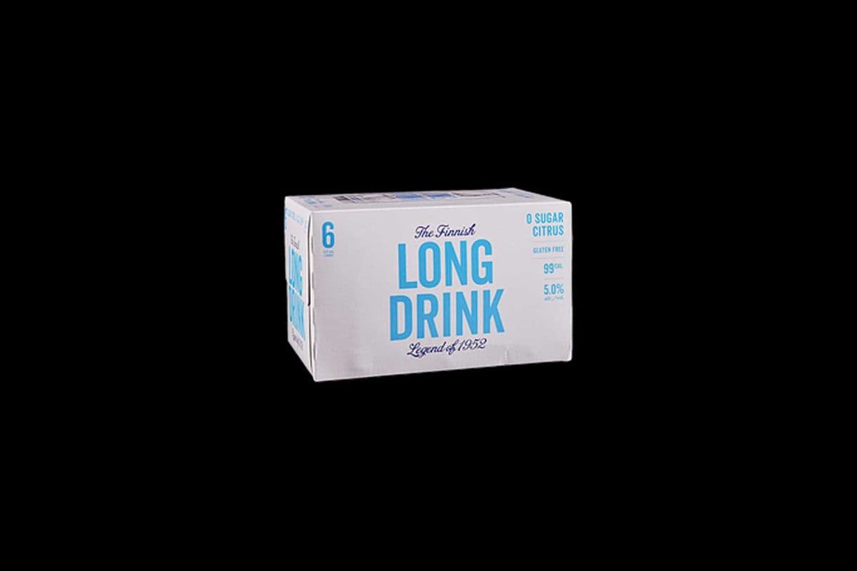 The Finnish Long Drink Citrus Zero Sugar 6c (6 x 355ml)