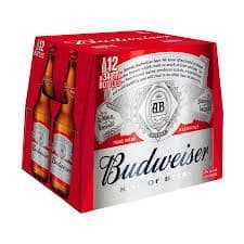 Budweiser Lager, 12 x 341 ml