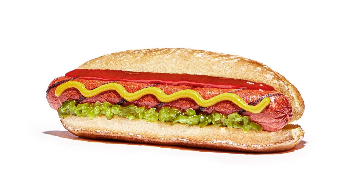 Hot-dog grillé