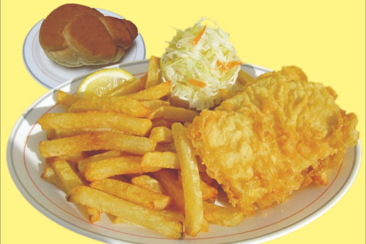1 Piece CLASSIC FULL SIZE Halibut Dinner