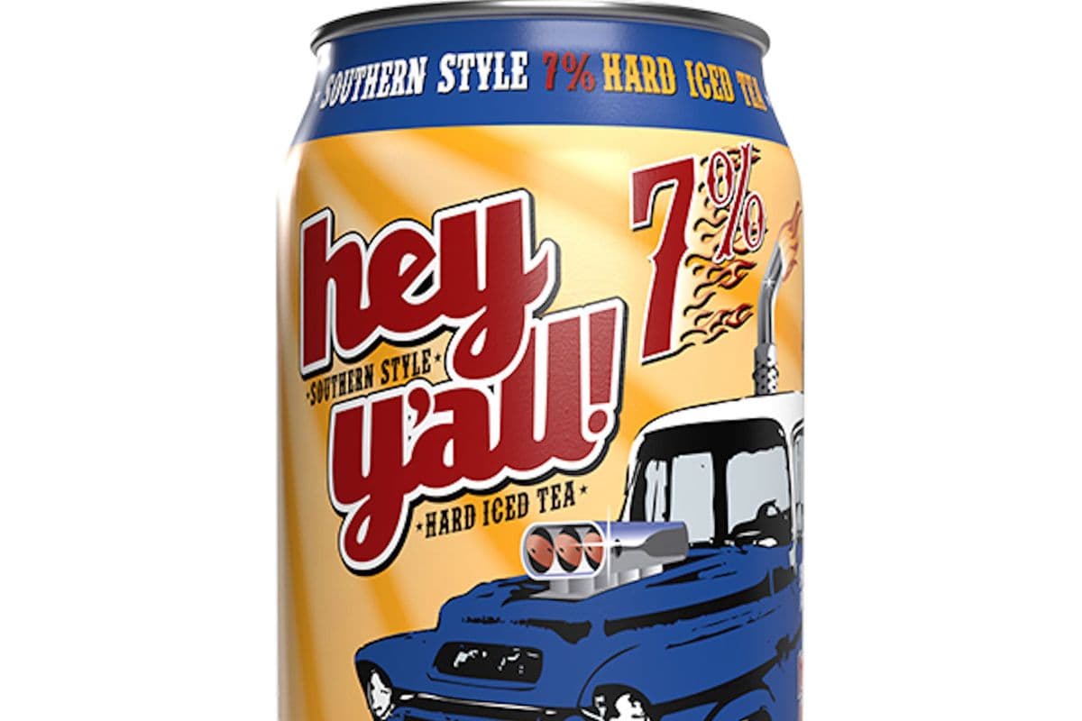HEY Y'ALL 7% HARD ICED TEA TALL CAN 473ML (1 x 473ML)