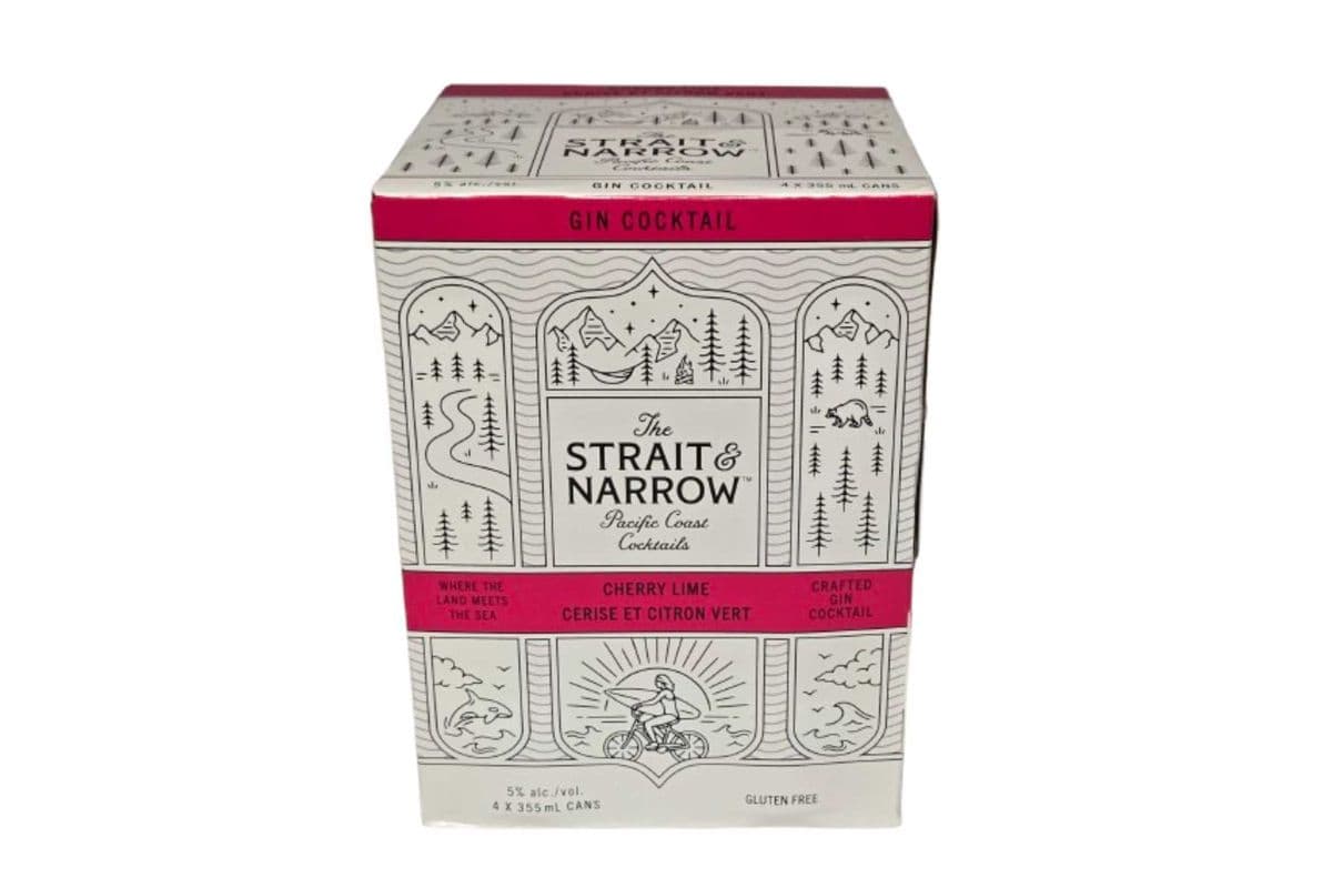 Strait & Narrow Cherry Lime (4 x 355ml)