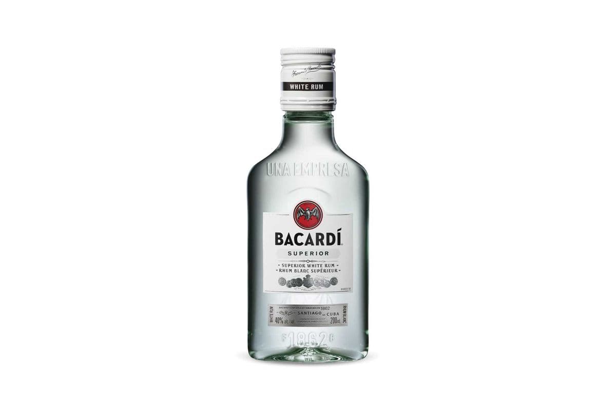 Bacardi White Rum 200ml (1 x 200ml)