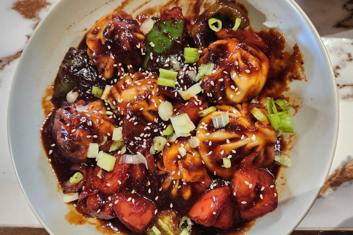 Chilli Vegetable Momo (Vegan)