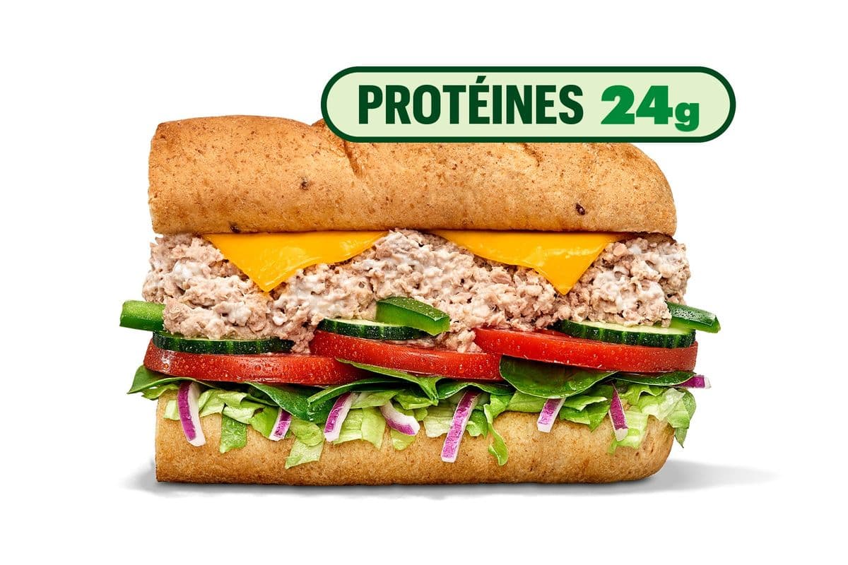 Le frais et actif thon (6 po)