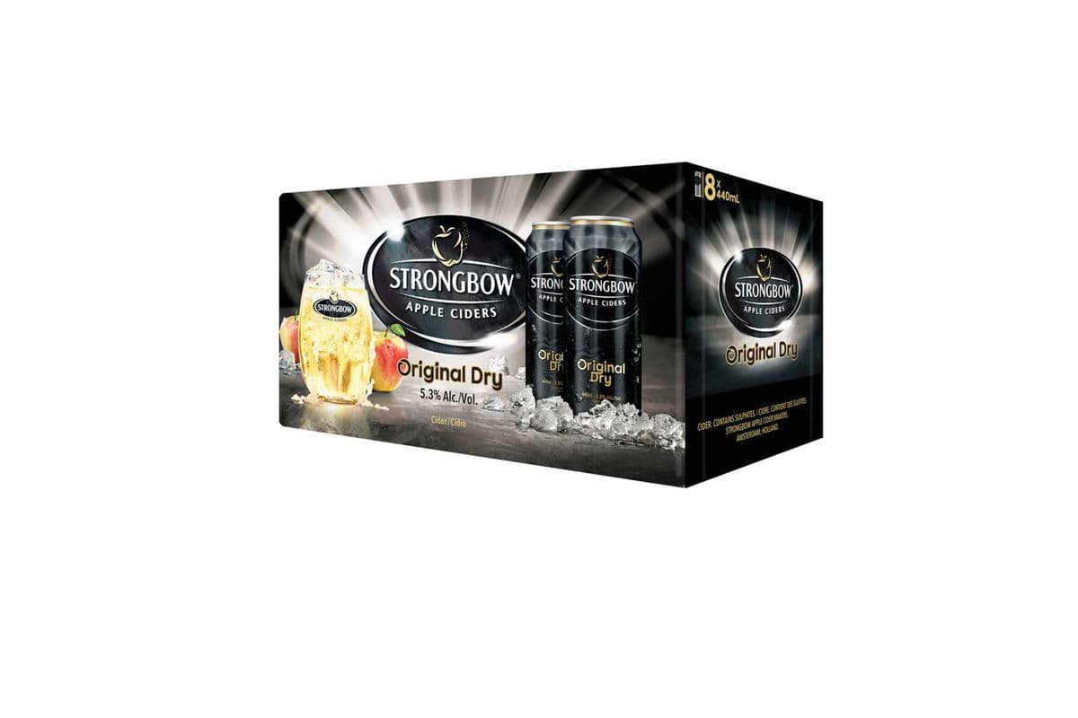 732938. STRONGBOW CIDER (8 x 440ML (CANS))