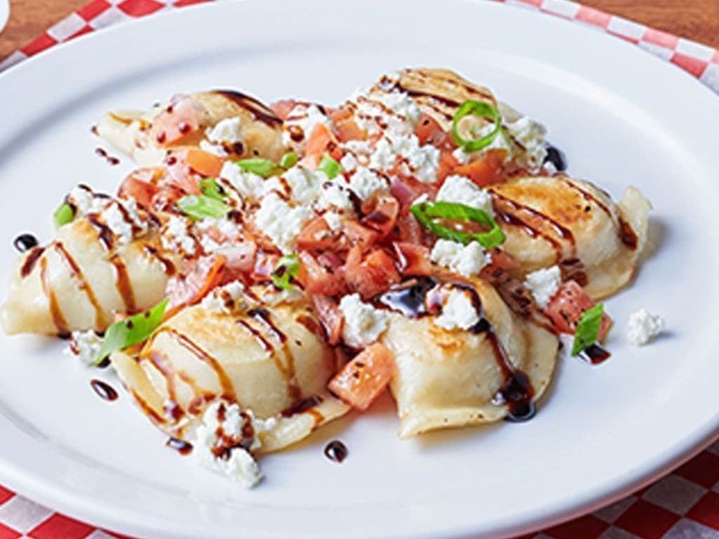 Caprese Vegetarian Perogies