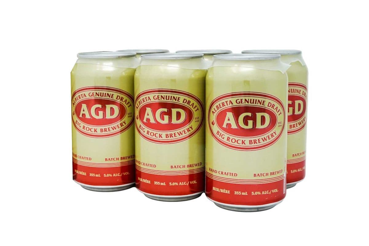 AGD Alberta Genuine Draft (6 Can) (6 x 355ml)