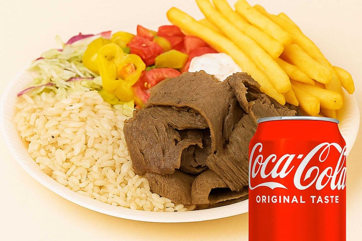 Meat Rice Platter + a side + a drink Combo