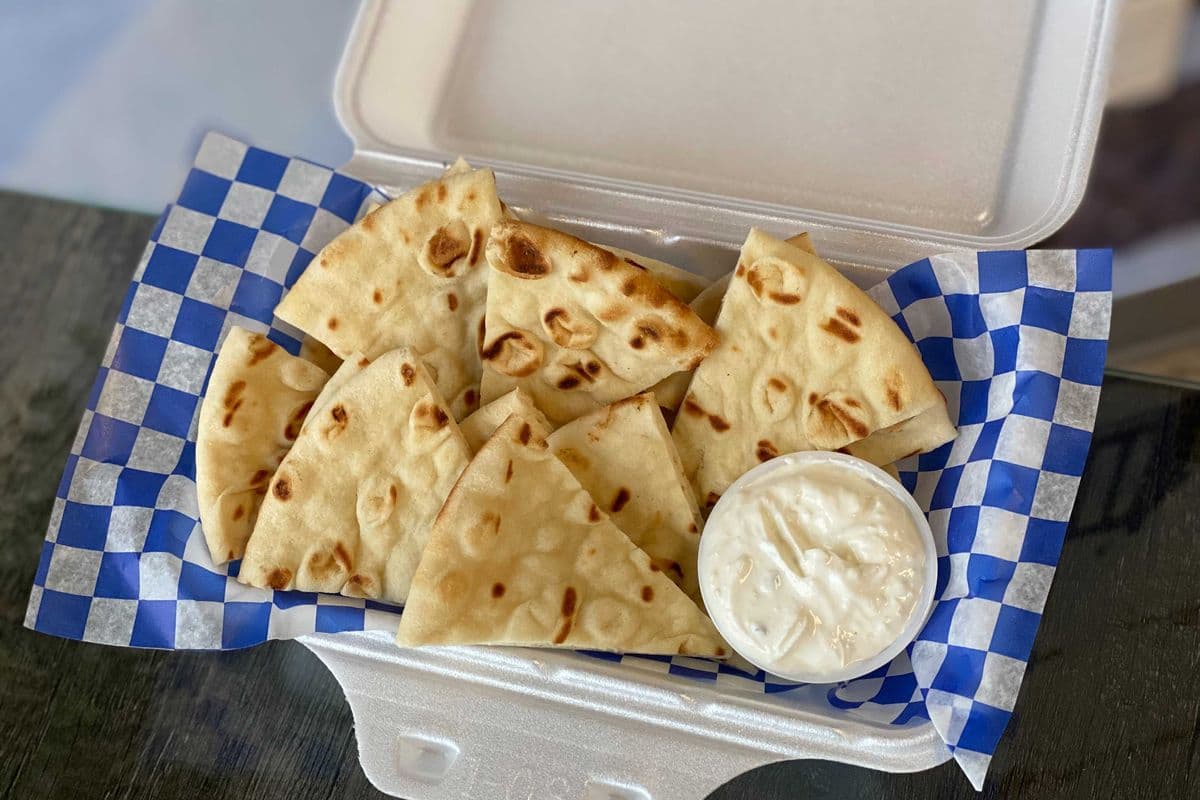 Pita Wedges & Tzatziki