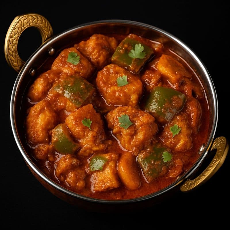 Kadai Chicken / Poulet Kadai