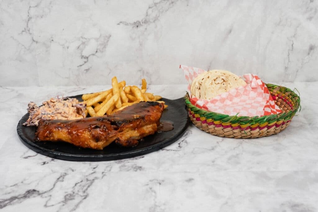 BBQ Pork Ribs / Costillas de cerdo a la BBQ