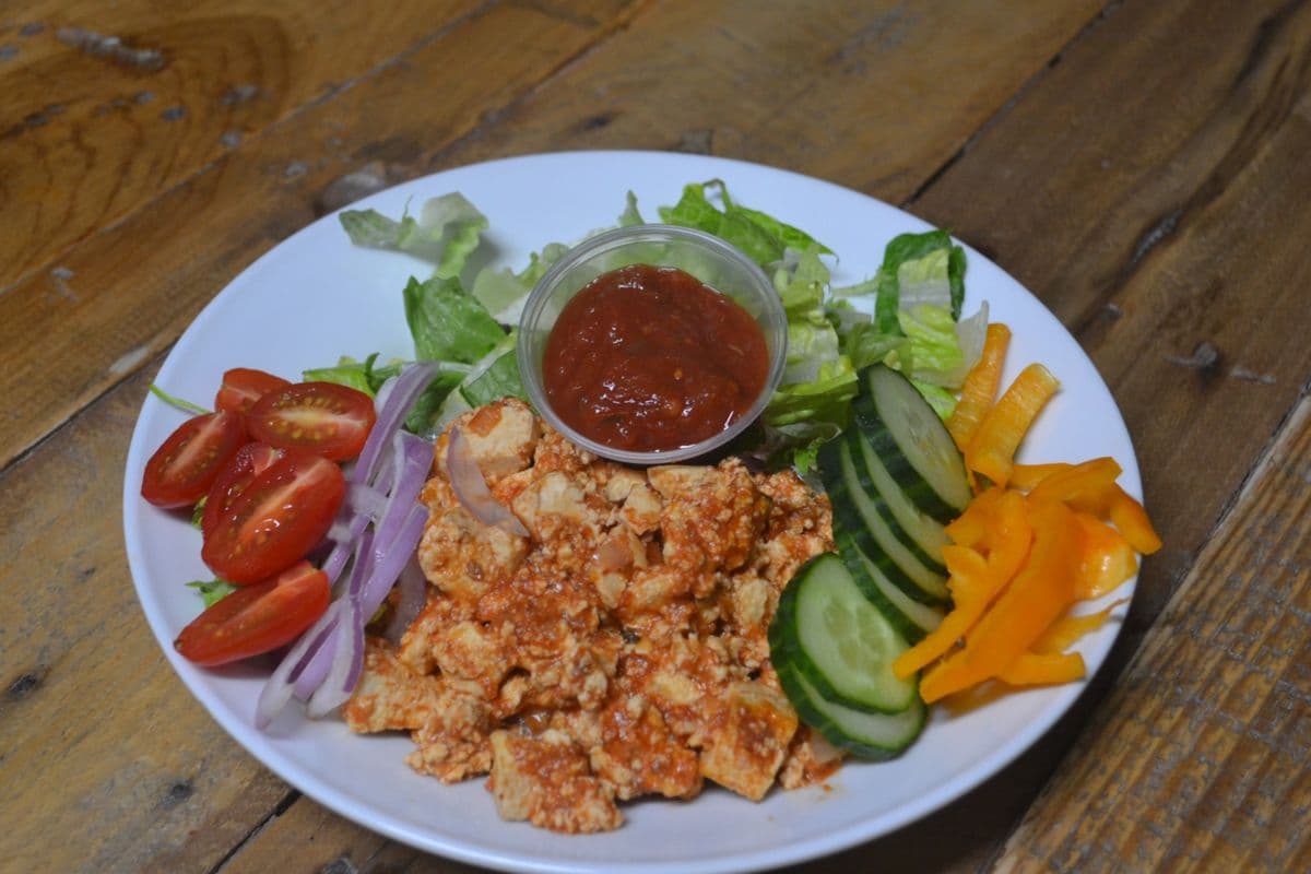 Tofu Scramble Salad Box