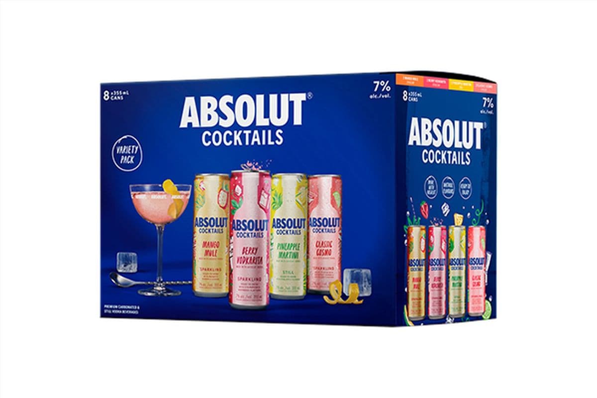 Absolut Cocktail Mixer (8 x 355 ml)