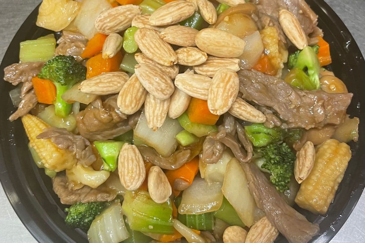 Beef Vegetable Almond