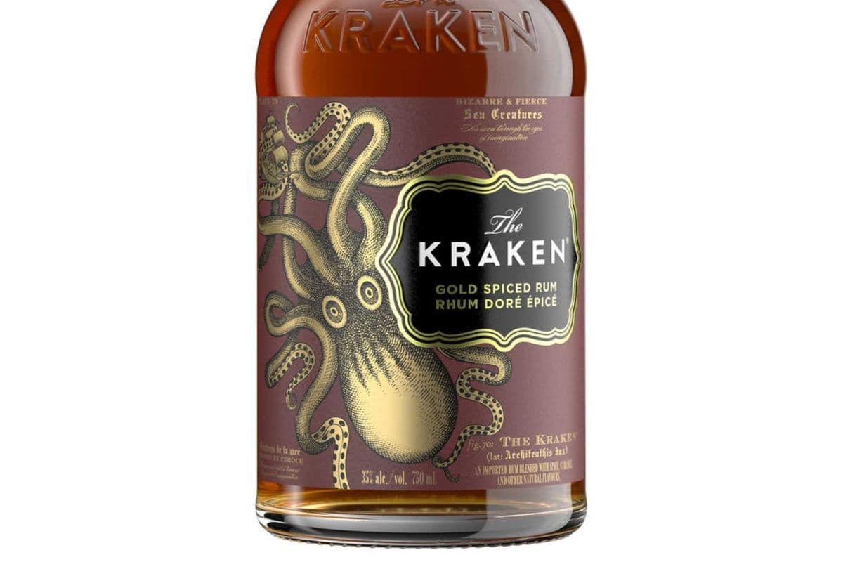 THE KRAKEN GOLD SPICED RUM (1 x 750 ML)