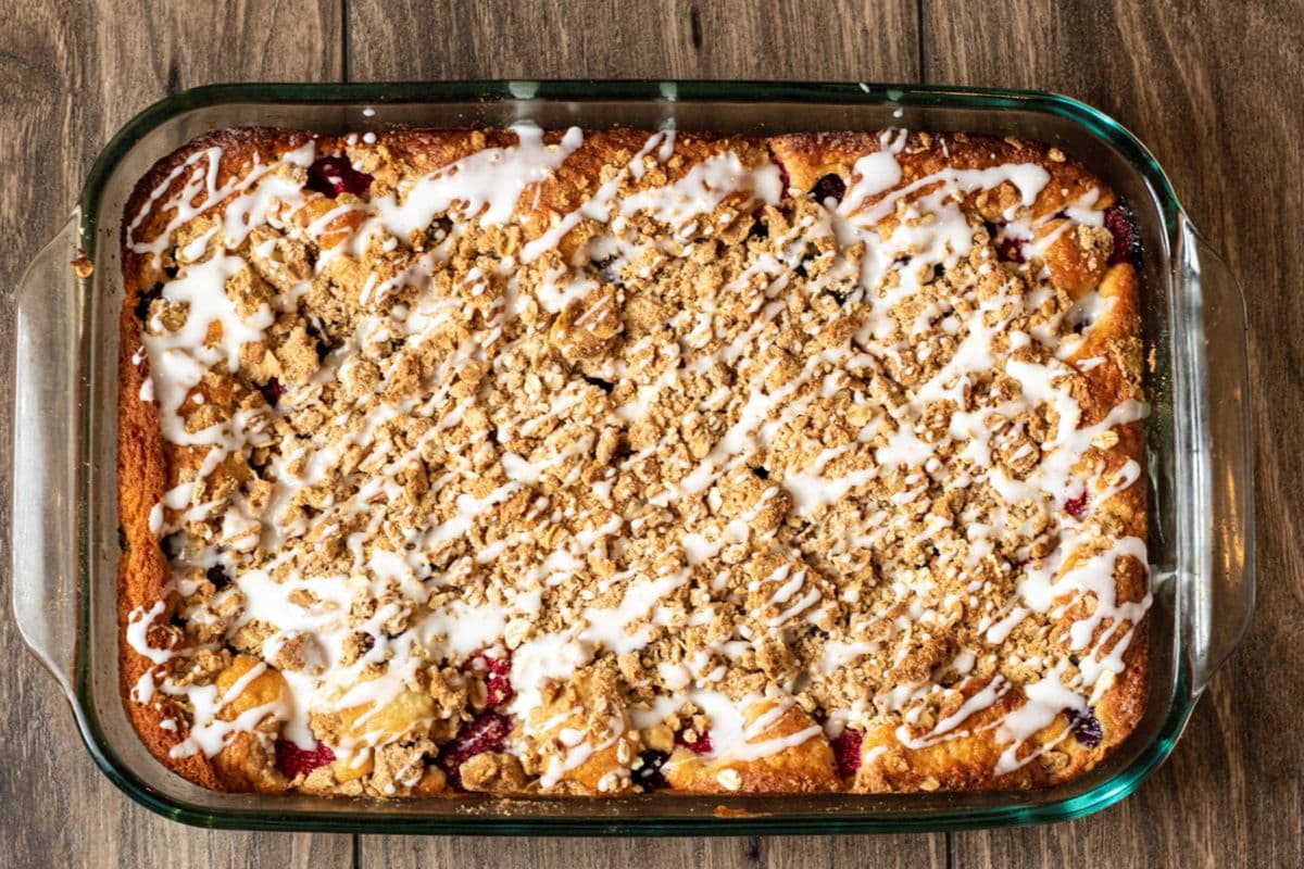 Triple Berry Sheet Cake