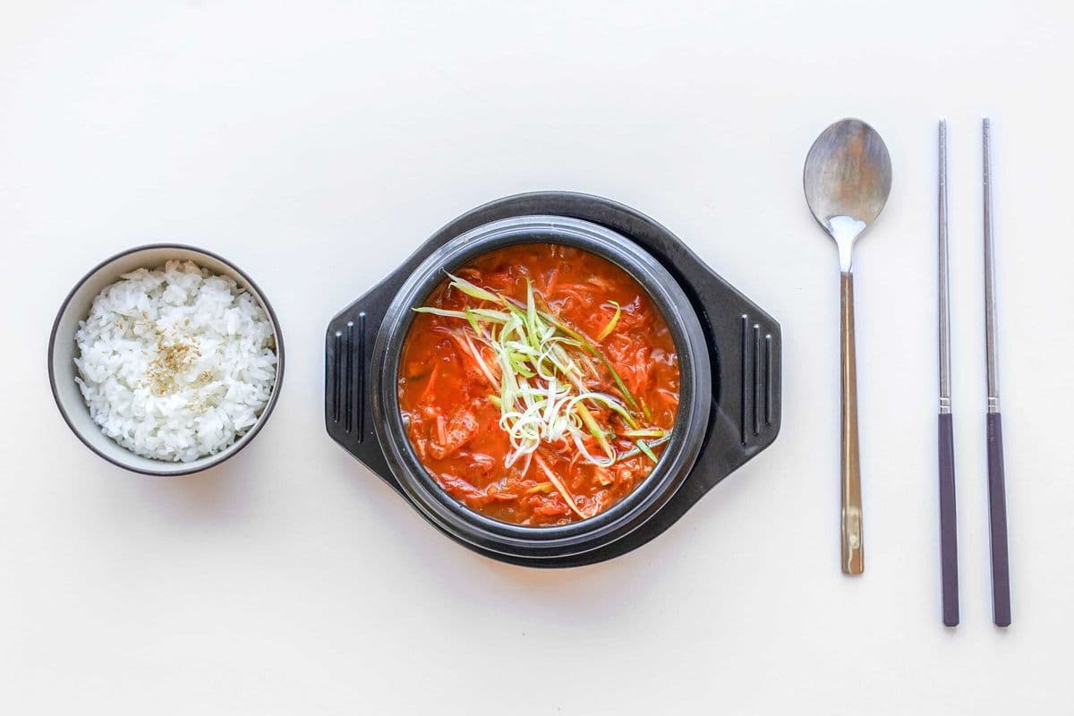 Kimchi soup