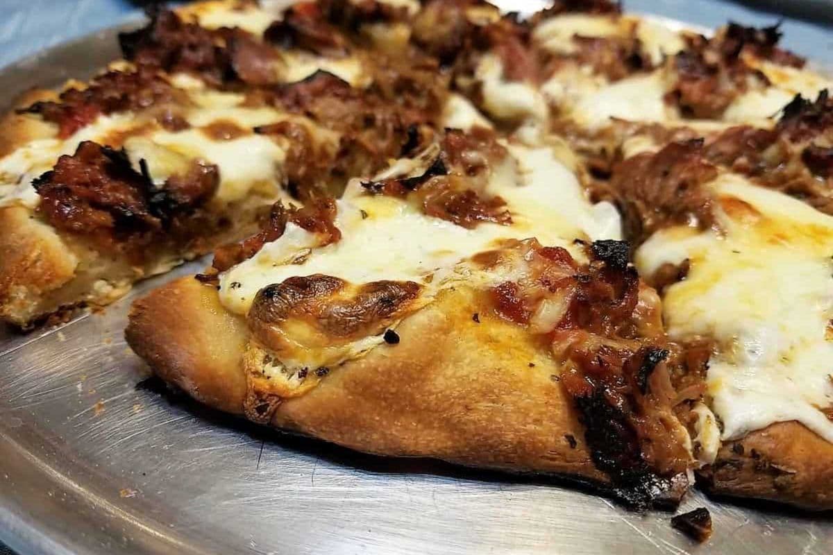 BBQ Roast Beef and Cherry Tomato on Flatbread