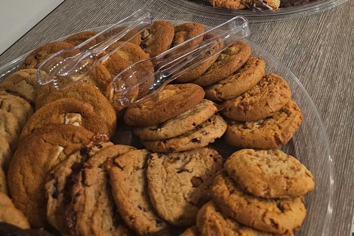 Fresh baked cookies