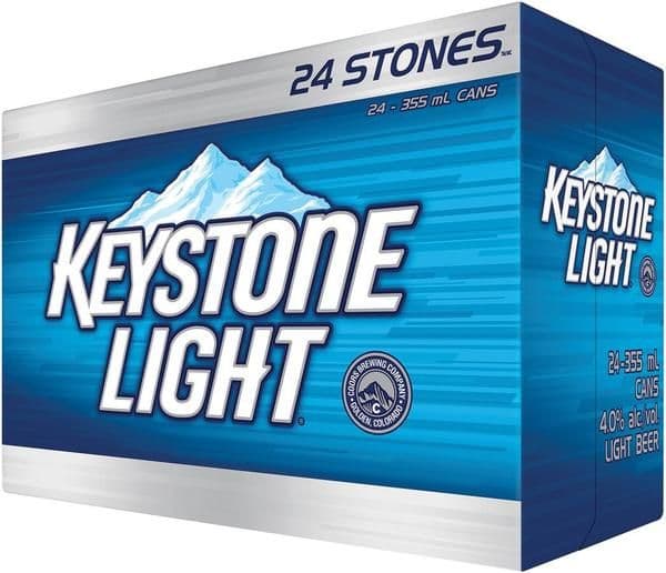 Keystone Light (24 x 355mL Cans)