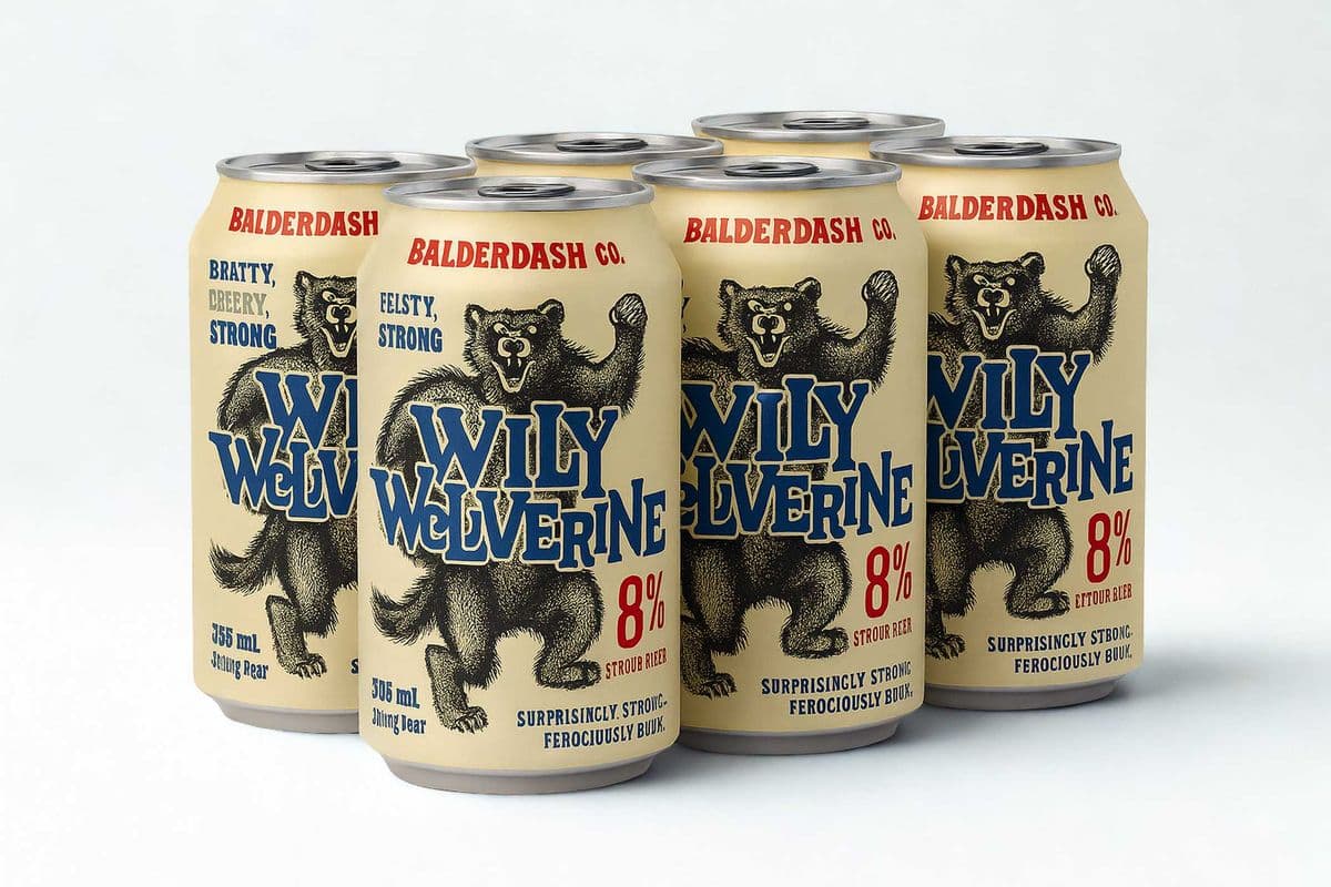 Willy Wolverine 6PK Cans (6 x 355 ml Can)