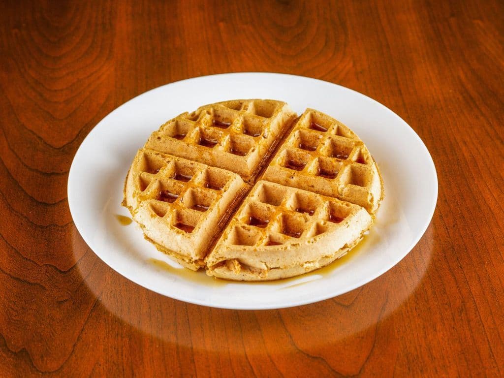 The MOKA Waffle w/ Maple Syrup (Vegan)