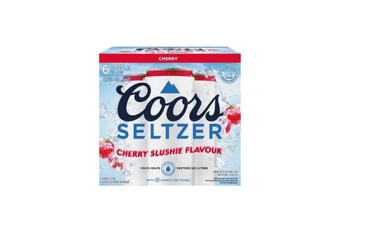 112164 - COORS SELTZER SLUSHIE CHERRY (6 x 355ml)