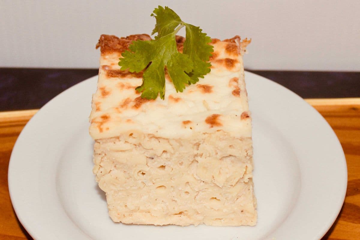 Macaroni with Alfredo Sauce