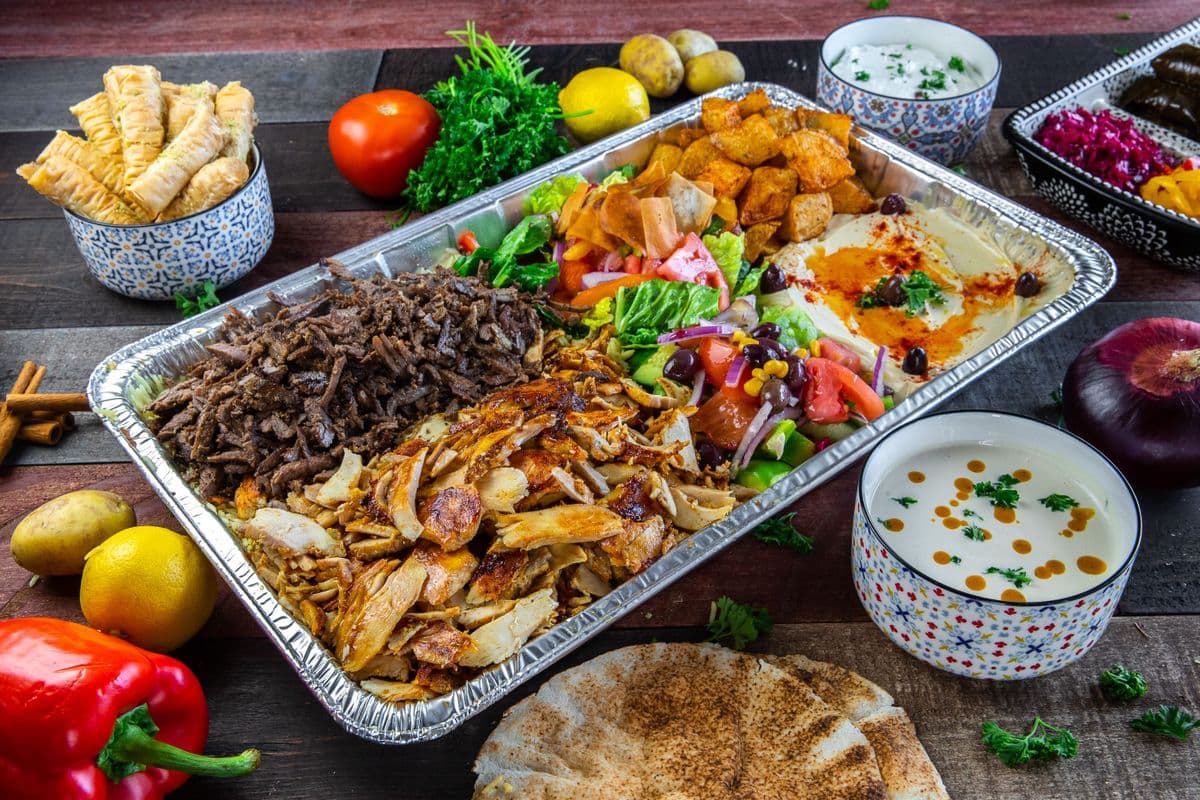Family Shawarma Plate for 10 people