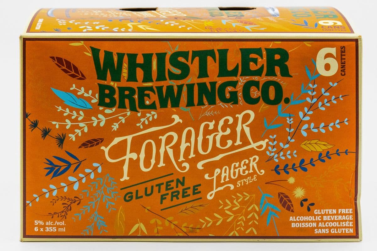 Whistler Forager Gluten Free Lager (6 x 355ml Cans )