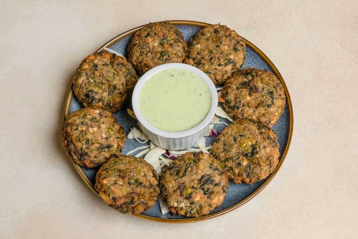 BTL Mushroom Spinach Kebab