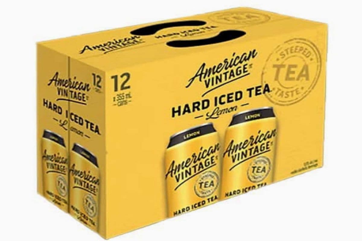 AMERICAN VINTAGE LEMON HARD ICED TEA (12 x 355ML)