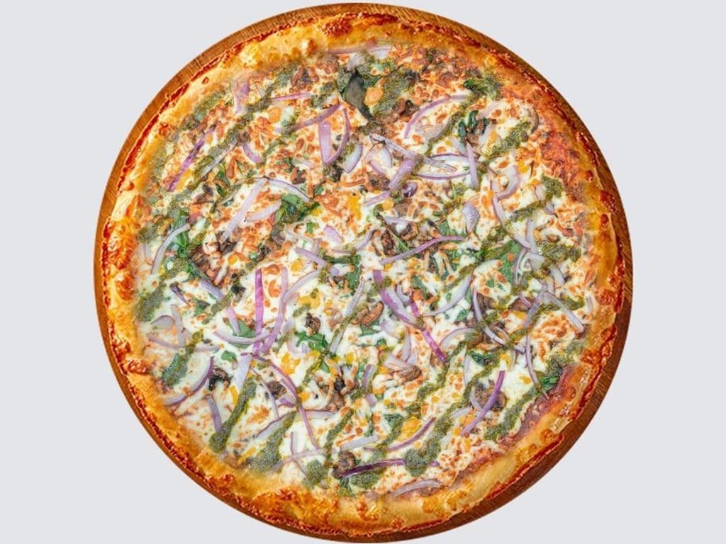 Garden Pesto Pizza