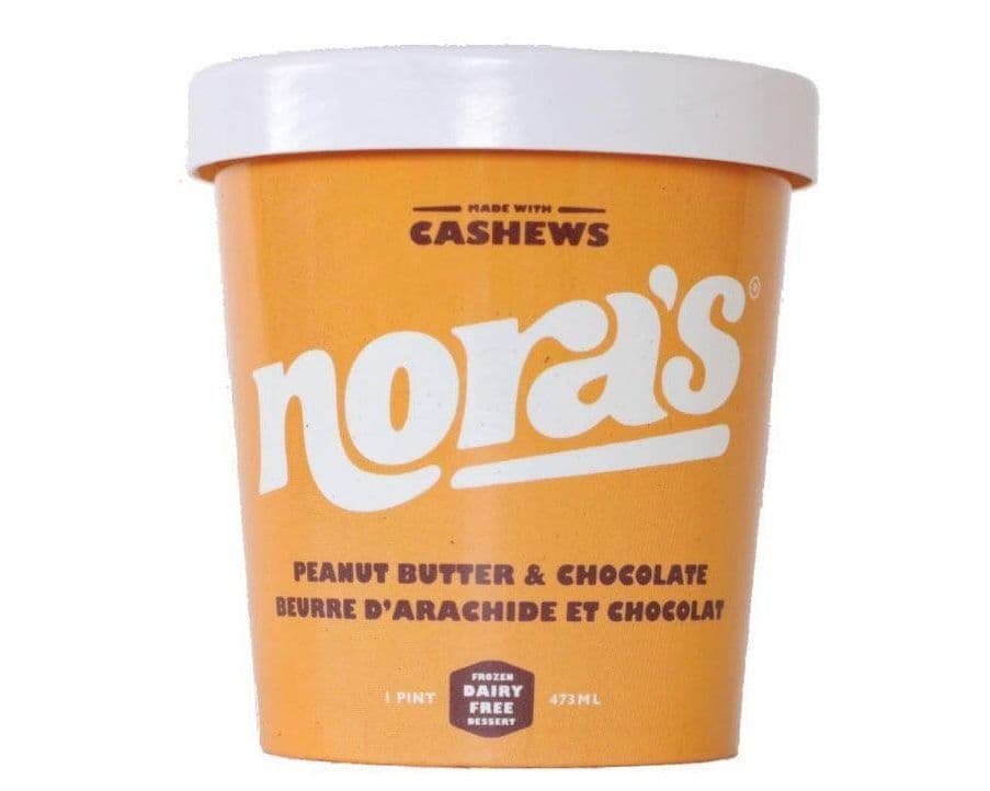 Nora's Peanut Butter and Chocolate non-dairy ice cream (473 ml)