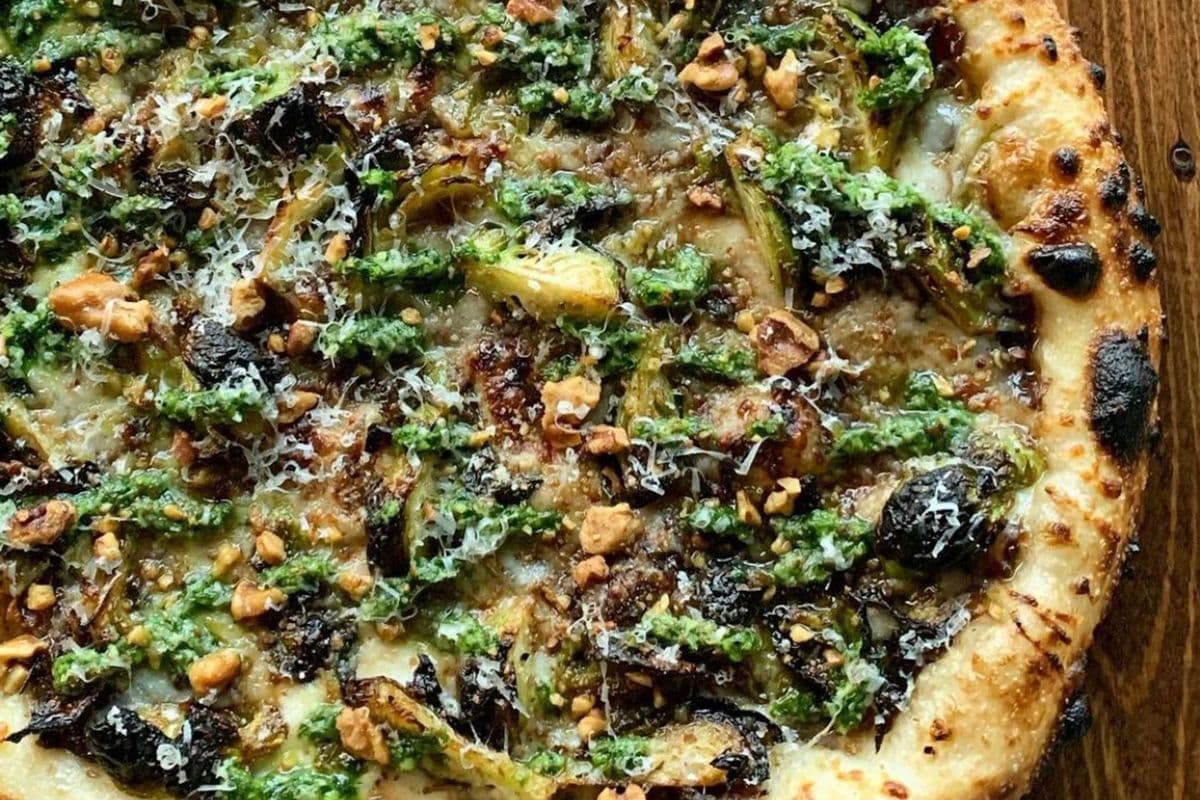 Brussels Sprout Pizza