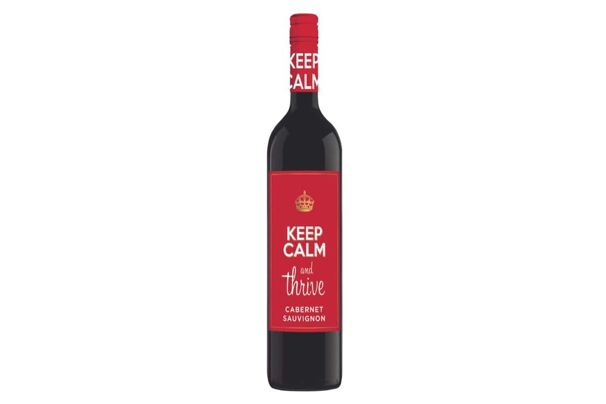 848744. KEEP CALM & THRIVE CABERNET SAUVIGNON (1 x 750ML)