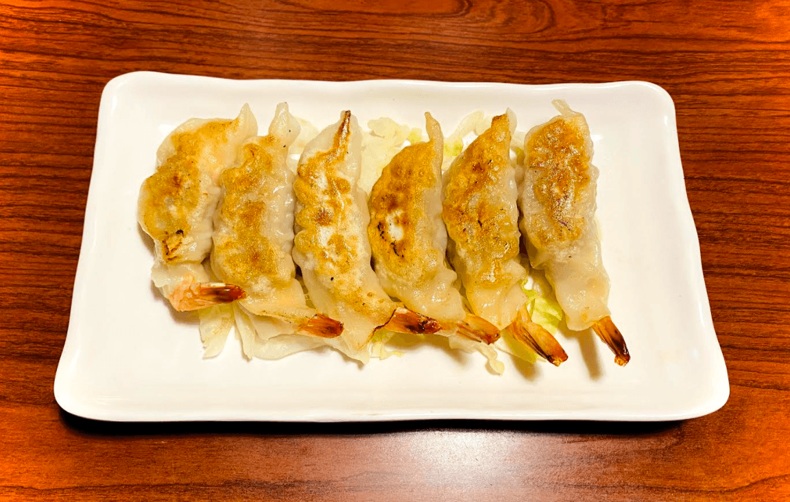 Pan-Fried or Deep-Fried Prawn Gyoza (6 pcs)