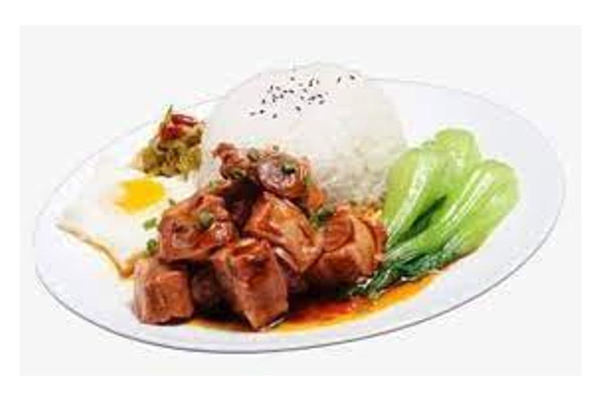 Braised Spare Ribs Rice 红烧排骨饭