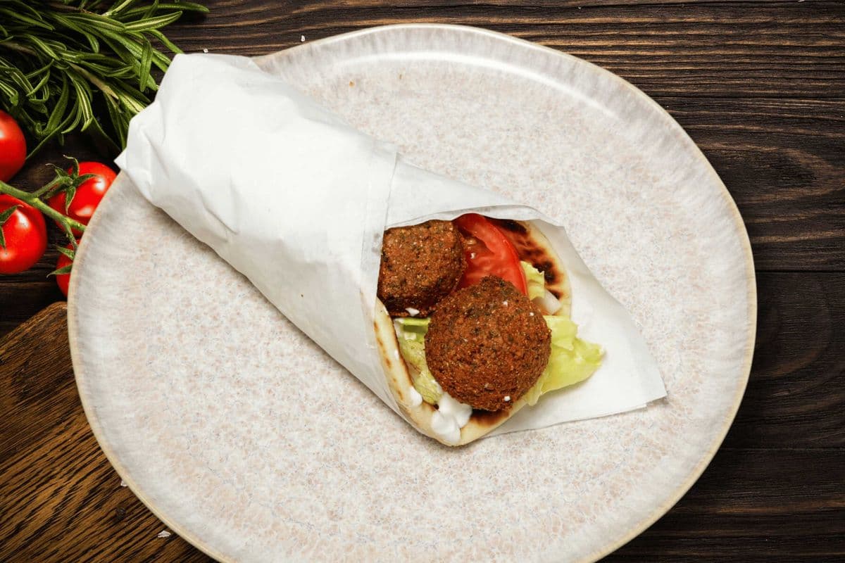 Falafel on a Pita